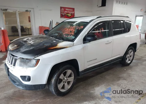 2015 Jeep Compass Sport from USA, damaged, VIN 1C4NJDBBXFD437899